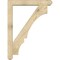Ekena Millwork Balboa Craftsman Rough Sawn Bracket w/ Offset Brace, Douglas Fir, 6"W x 36"D x 48"H BKT0604X36X48BOA04RDF - alternate 3